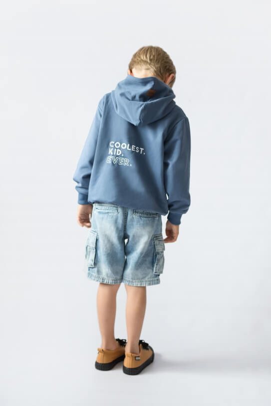Mamatu KID blue EVER hoodie COOLEST - Kids