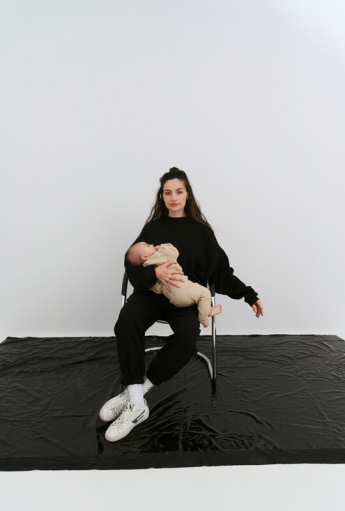 Nursing sweatshirt EASE Black