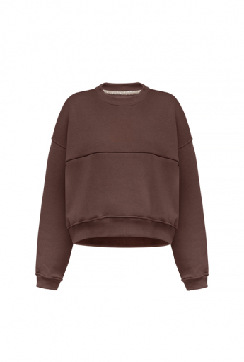 Nursing sweatshirt EASE Choco