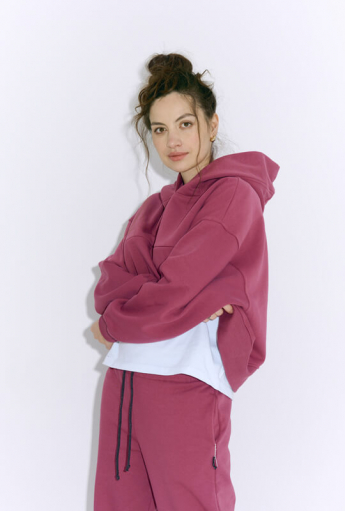 Breastfeeding hoodie Bliis Plum