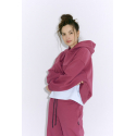 Breastfeeding hoodie Bliss Plum