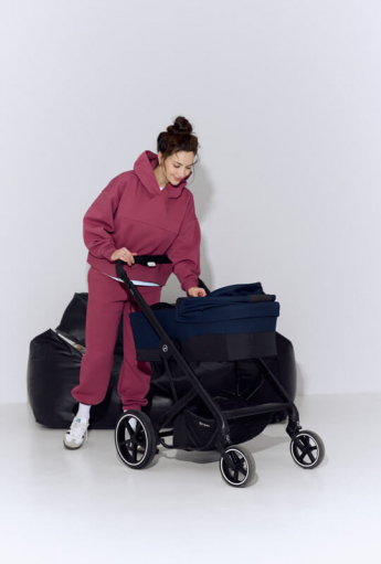 Breastfeeding hoodie BLISS Plum