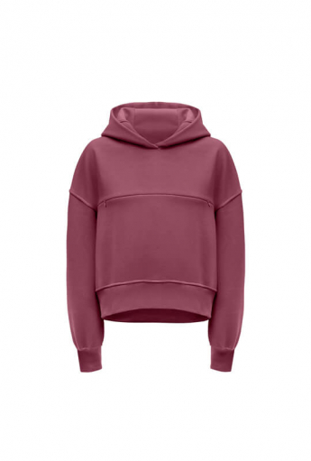 Breastfeeding hoodie BLISS Plum