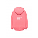 Breastfeeding hoodie COOLEST MOM EVER coral