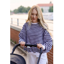Breastfeeding blouse Saint Tropez NAVY BLUE