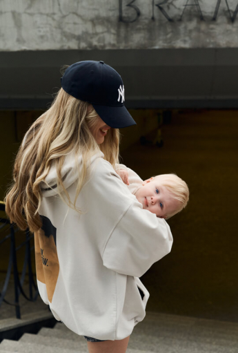 Breastfeeding hoodie SKY