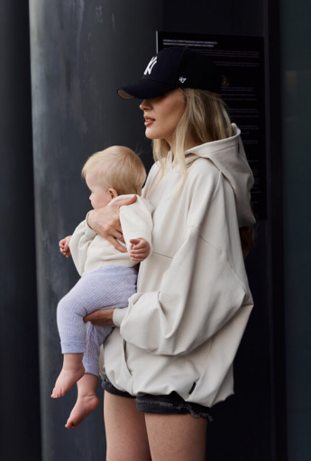 Breastfeeding hoodie SKY