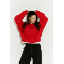 Breastfeeding hoodie RELAX Red
