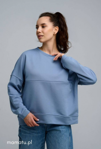 Breastfeeding blouse COMFORT Blue