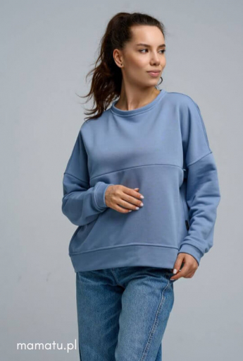 Breastfeeding blouse COMFORT Blue