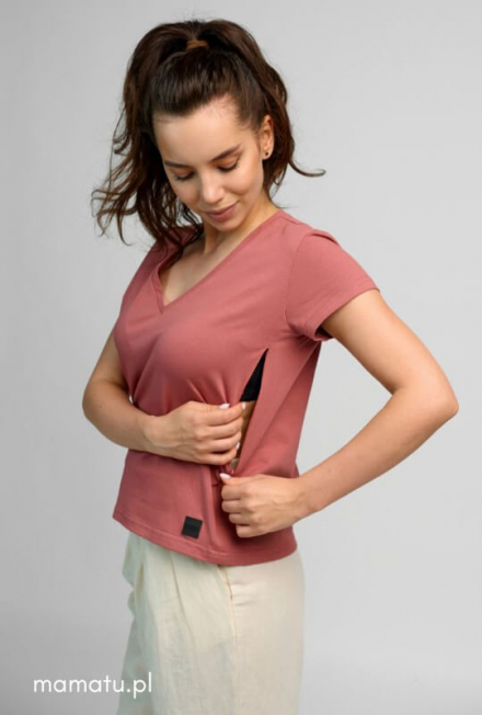 Breastfeeding t-shirt COPPER V