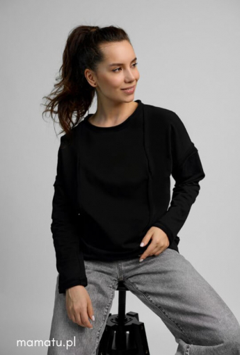Breastfeeding sweatshirt CHILL Black