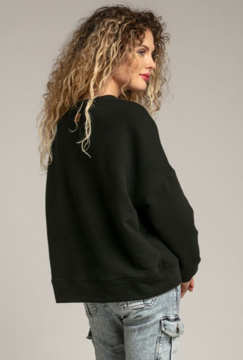Breastfeeding blouse COMFORT Black