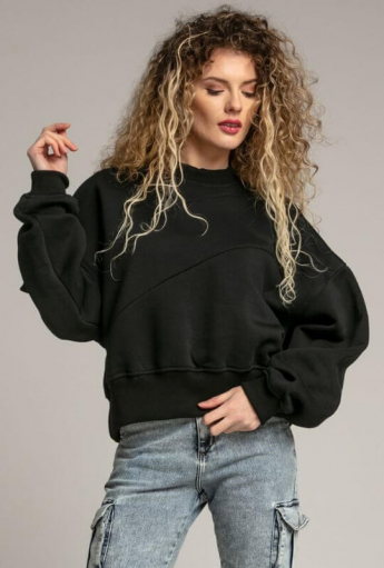 Breastfeeding hoodie RELAX Black