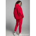 Breastfeeding hoodie COZY Red