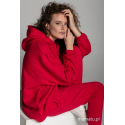 Breastfeeding hoodie COZY Red