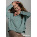Breastfeeding hoodie COMFY Pastel Mint