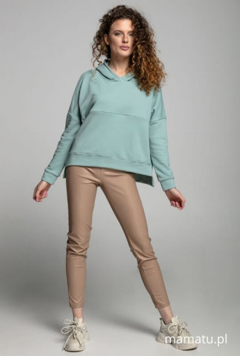 Breastfeeding hoodie COMFY Pastel Mint