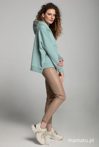 Breastfeeding hoodie COMFY Pastel Mint