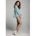 Breastfeeding hoodie COMFY Pastel Mint