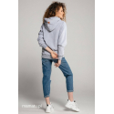 Breastfeeding hoodie SIMPLE Melange