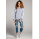 Breastfeeding hoodie SIMPLE Melange