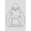 Breastfeeding hoodie Moms Club Blue