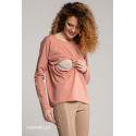Breastfeeding longsleeve V-BACK Pink