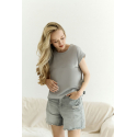 Breastfeeding t-shirt SIMPLE Grey