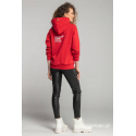 Womens hoodie COOLEST MOM EVER Red