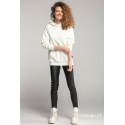 Breastfeeding hoodie COOLEST MOM EVER Ecru