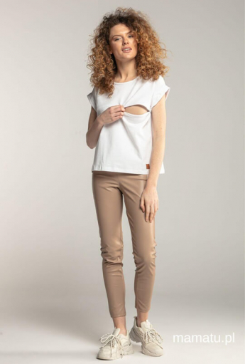Breastfeeding t-shirt SIMPLE White