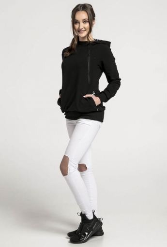 Breastfeeding hoodie CHESSBOARD