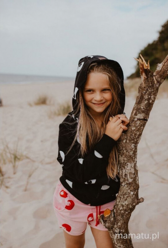 Kids hoodie EYES Black