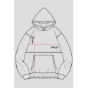 Breastfeeding hoodie oversize COOLEST MOM EVER Ecru