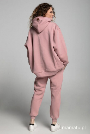 Breastfeeding hoodie COZY Dusty Pink