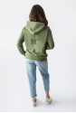 Breastfeeding hoodie COOLEST MOM EVER khaki