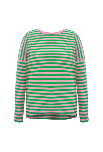 Breastfeeding longsleeve V-BACK Summer stripes