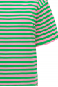 Breastfeeding t-shirt MODERN Stripes Green