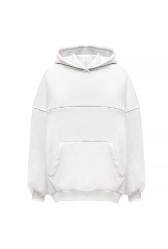 Breastfeeding hoodie oversize COOLEST MOM EVER Ecru