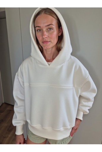 Breastfeeding hoodie Thought Ecru