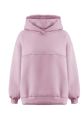Breastfeeding hoodie COZY dusty pink