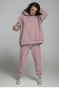 Breastfeeding hoodie COZY dusty pink