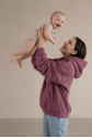 Breastfeeding hoodie SOFTIE Plum