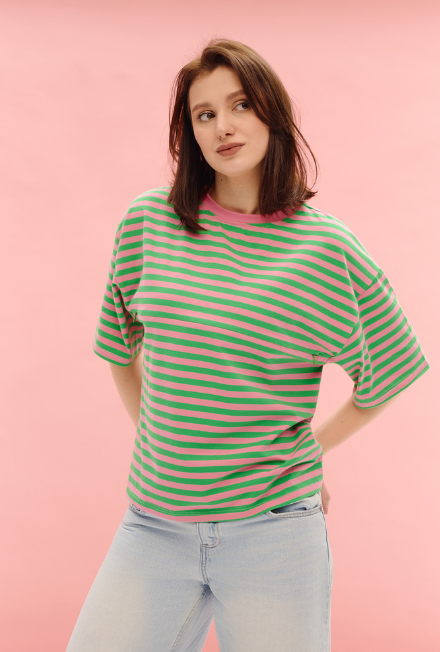 Breastfeeding t-shirt  MODERN Stripes
