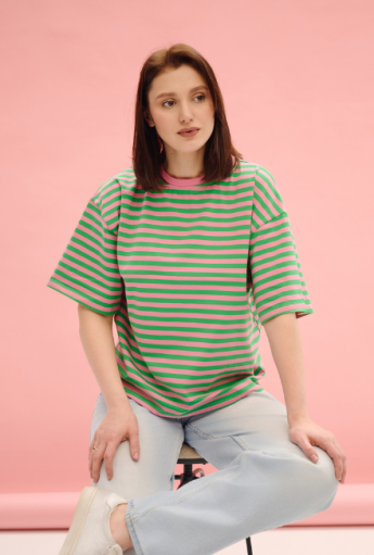 Breastfeeding t-shirt  MODERN Stripes