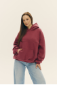 Breastfeeding hoodie SOFTIE Plum