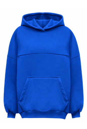 Breastfeeding Hoodie Coolest Mom Ever cobalt| Mamatu
